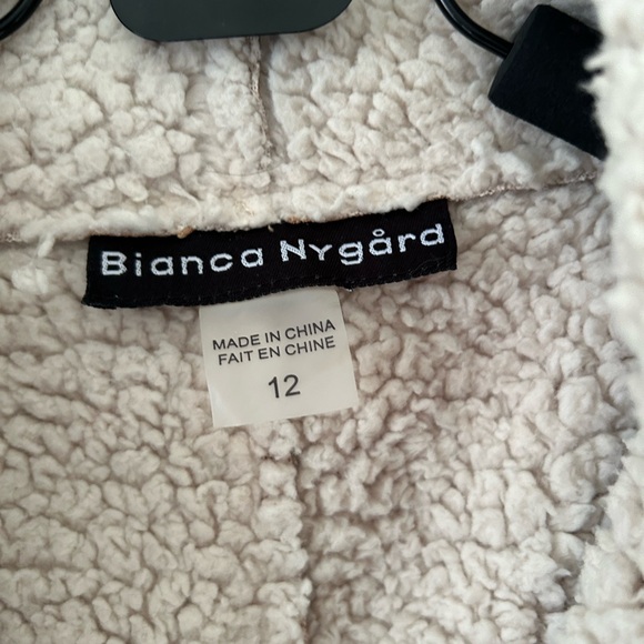 Bianca Nygard Woman’s Shearling Coat - Picture 4 of 7